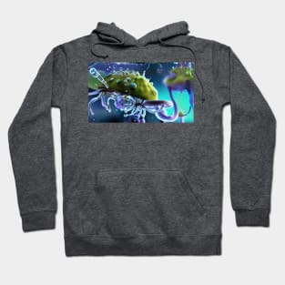 Quantum cellular fungi Hoodie